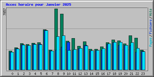 Acces horaire pour Janvier 2025